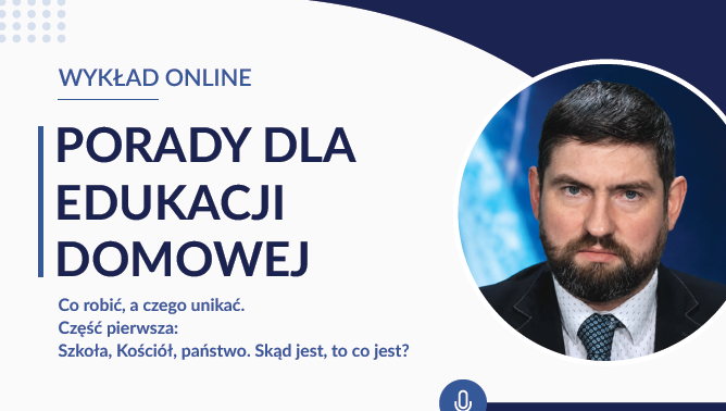 Nagranie wykładu p. Bartosza Kopczyńskiego pt. „Edukacja domowa – co robić, a czego unikać”